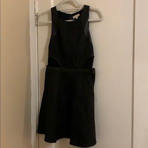 Black cutout dress